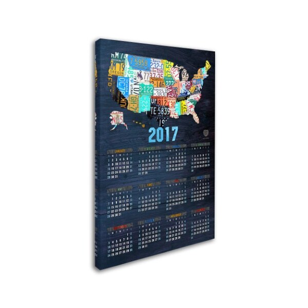 Design Turnpike '2017 Calendar' Canvas Art,22x32